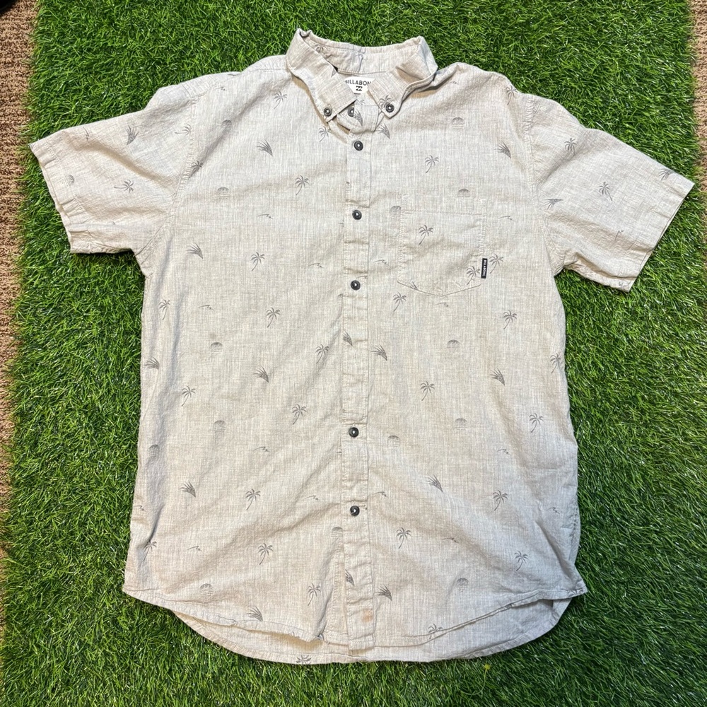 Vintage Y2K Billabong Button-Up graphic tee shirt